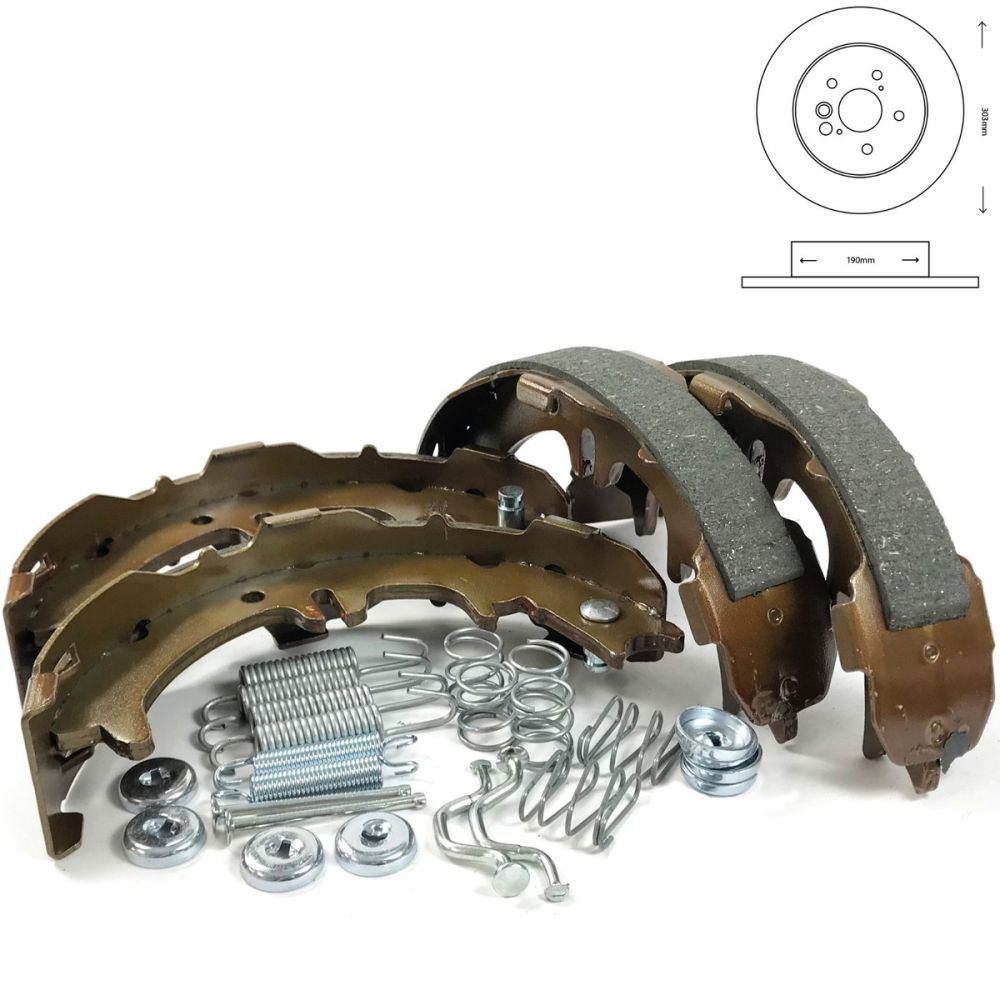 تصویر محصول لنت ترمز دستی تویوتا راوفور 2.5 لیتر دو دیفرانسیل سال 2017