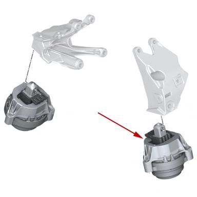 تصویر محصول دسته موتور پایین بی ام و سری 5 سدان 530i سال 2017