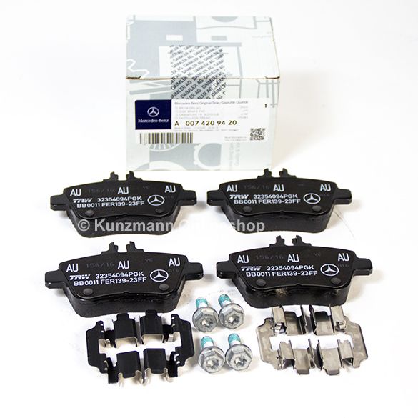 تصویر محصول لنت ترمز عقب بنز کلاس A هاچ بک A200 سال 2008