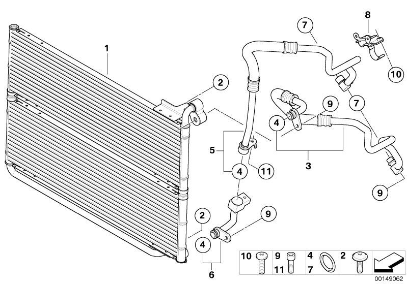تصویر محصول خنک کن روغن موتور بی ام و سری 6 کروک 650i سال 2012